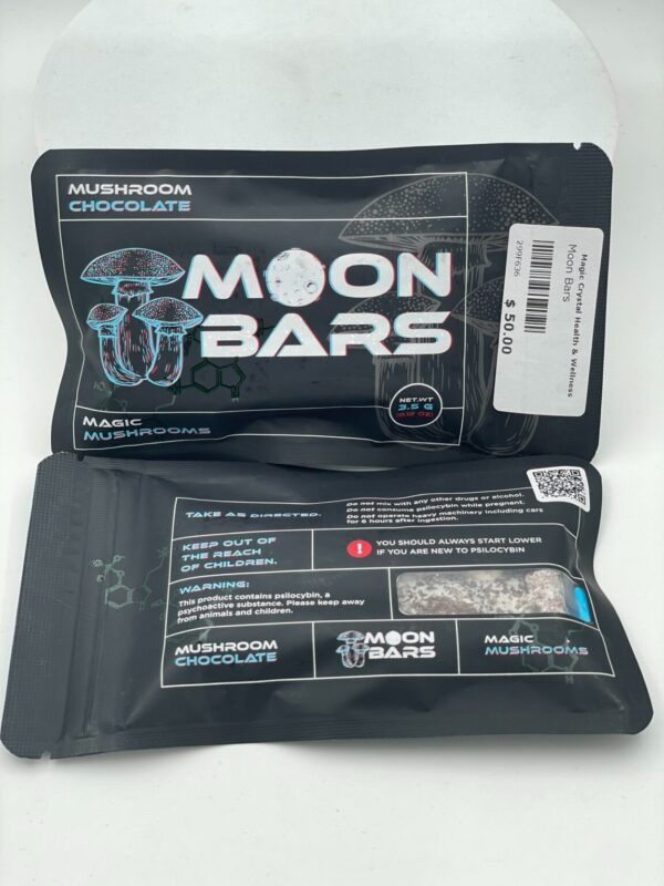 moon bars mushroom chocolate